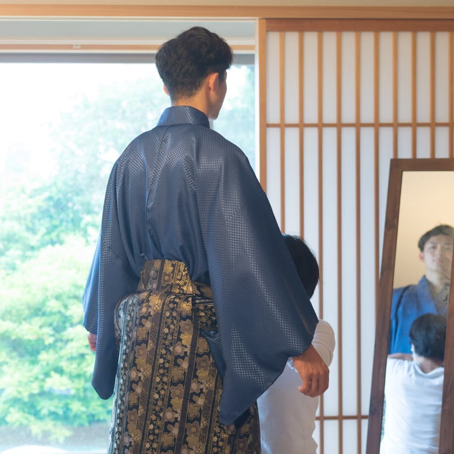 着付の様子