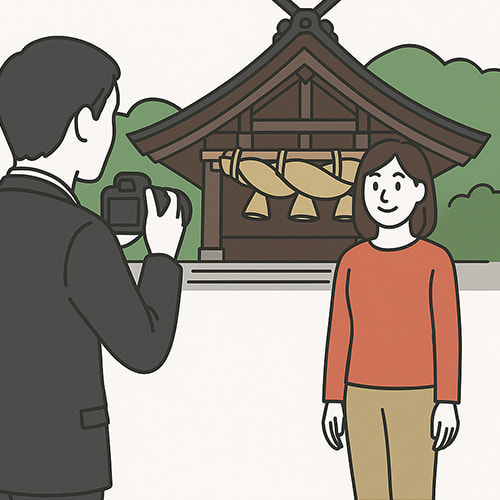 撮影の流れイラスト