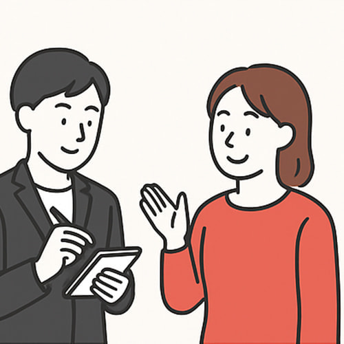 撮影の流れイラスト